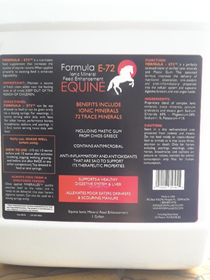 Absorbeez "H" Feed Enhancement Horses Gallon