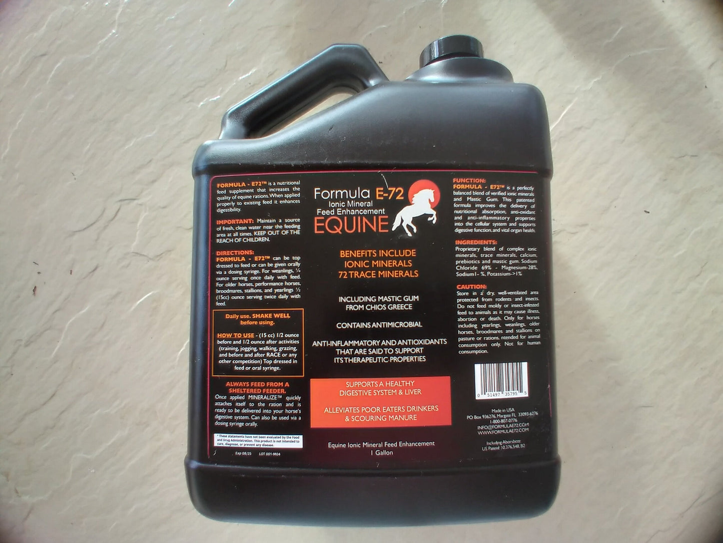 Formula E-72 | 8 oz Bottle